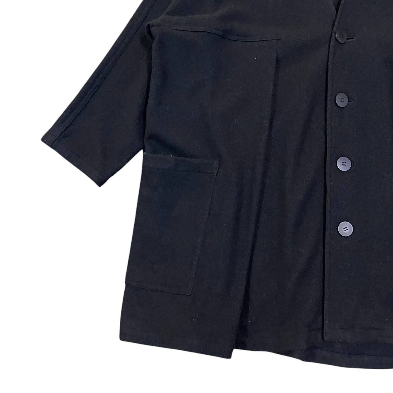 Yohji Yamamoto Vintage Takezo Wool Jacket Yohji Yamamoto Inspired Size US L / EU 52-54 / 3 - 3 Thumbnail