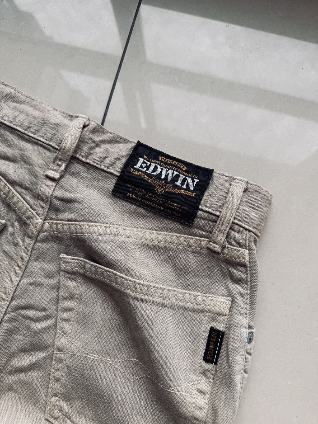 Edwin Vintage Beige Edwin Japanese Denim Pants Size US 30 / EU 46 - 7 Thumbnail