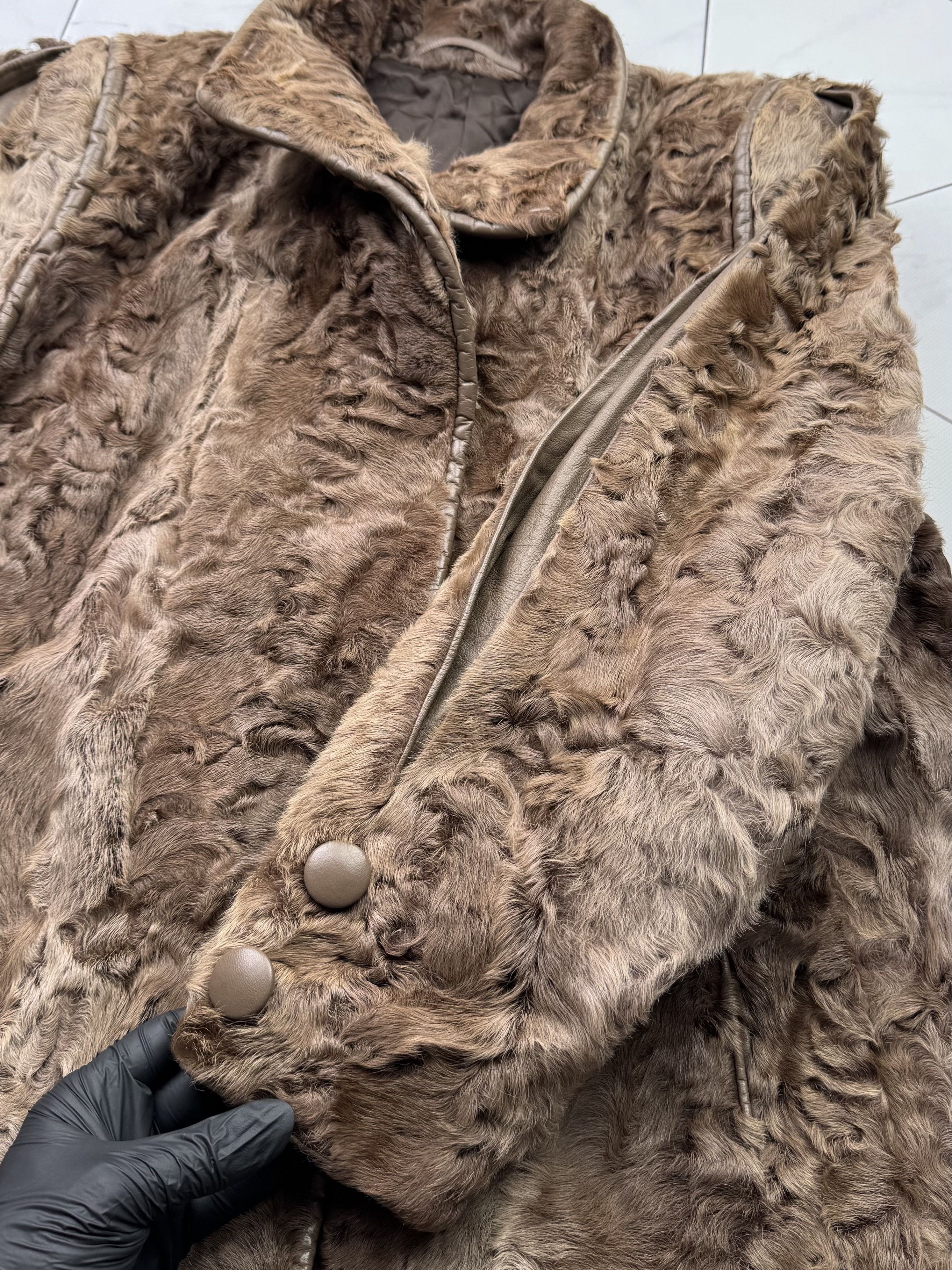 Japanese Brand Vintage Real Fur Coat E2D15 Size L / US 10 / IT 46 - 4 Thumbnail