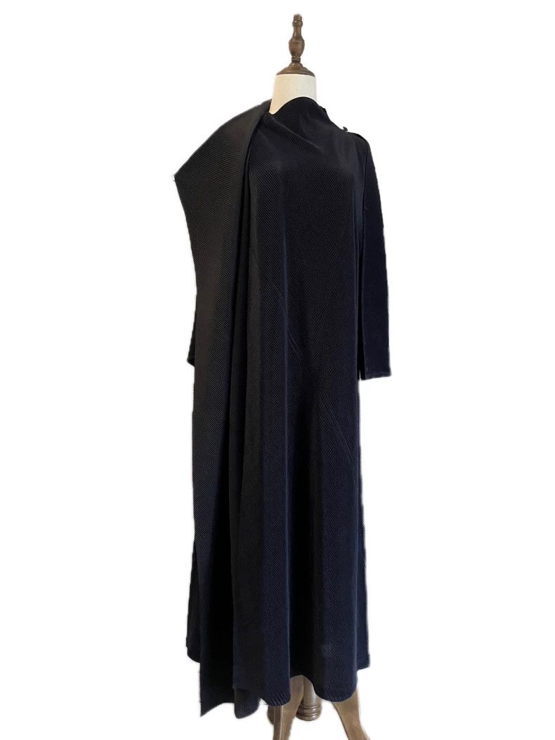 Issey Miyake Issey Miyake size:2 A long trench coat with a deep blue ma Size S / US 4 / IT 40 - 8 Thumbnail