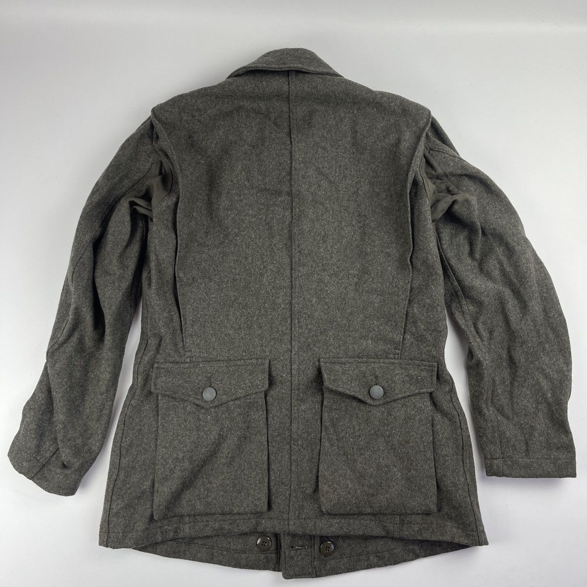 Vintage Vtg 1978 Swedish Military Khaki Suit Coat Pants Size 42R - 8 Thumbnail