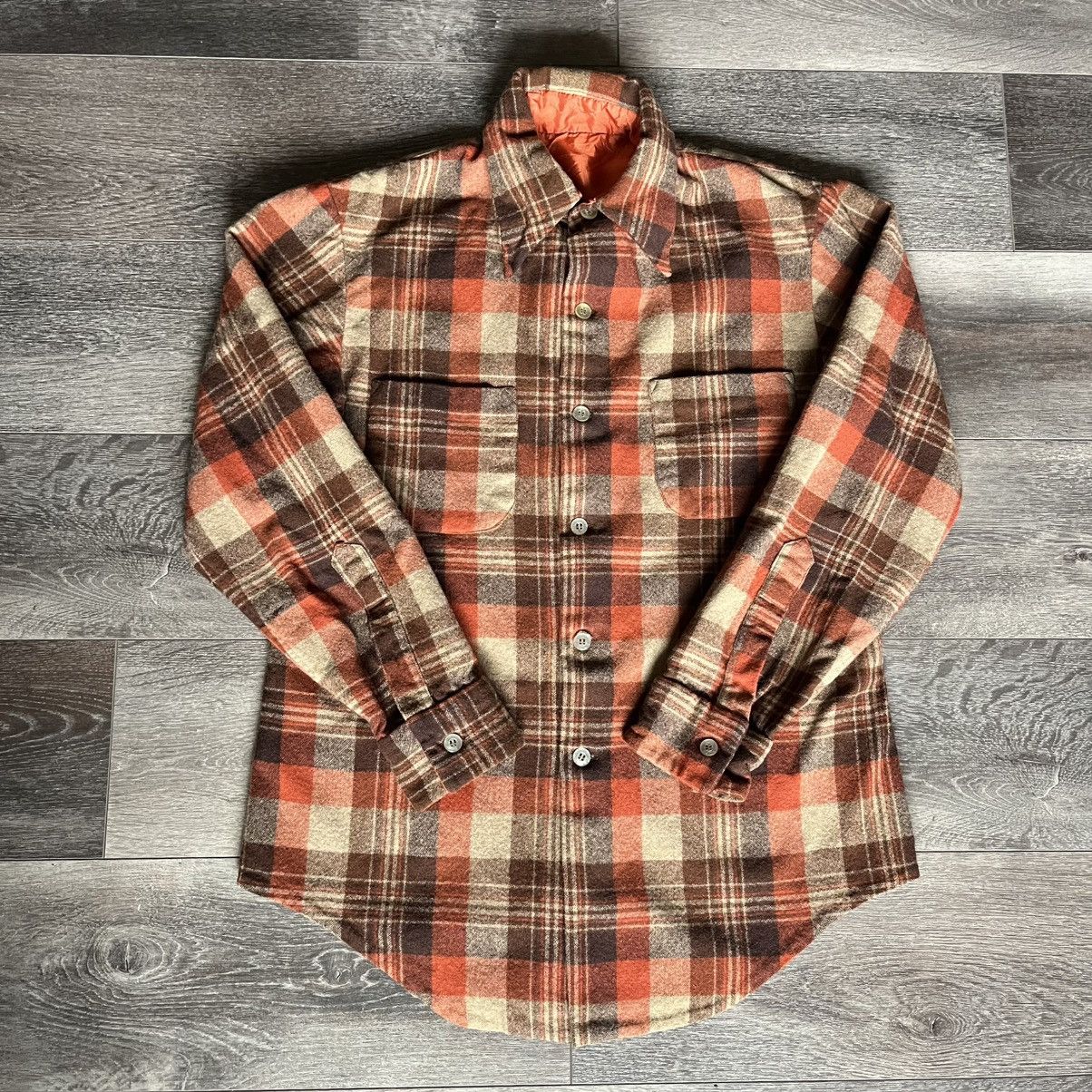 Pendleton × Vintage Vintage 1980s Pendleton Woolen Mills Flannel Button Up Shirt Size US L / EU 52-54 / 3 - 1 Thumbnail