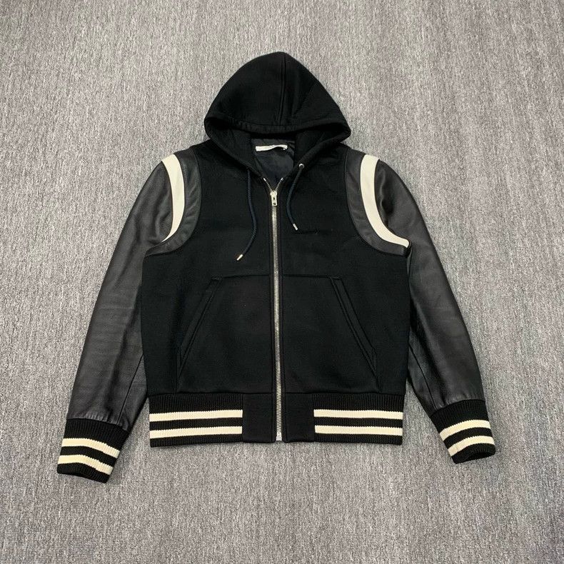Givenchy Givenchy Size52 Black leather sleeve拼皮 back letter logo bas Size US M / EU 48-50 / 2 - 1 Thumbnail