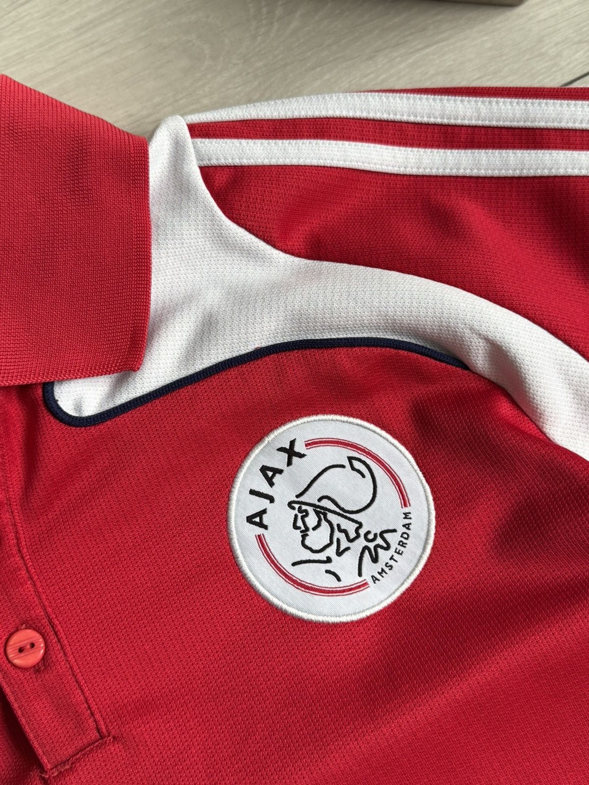 Adidas Adidas Ajax Amsterdam 2008/09 Polo Soccer Jersey Size US M / EU 48-50 / 2 - 5 Thumbnail