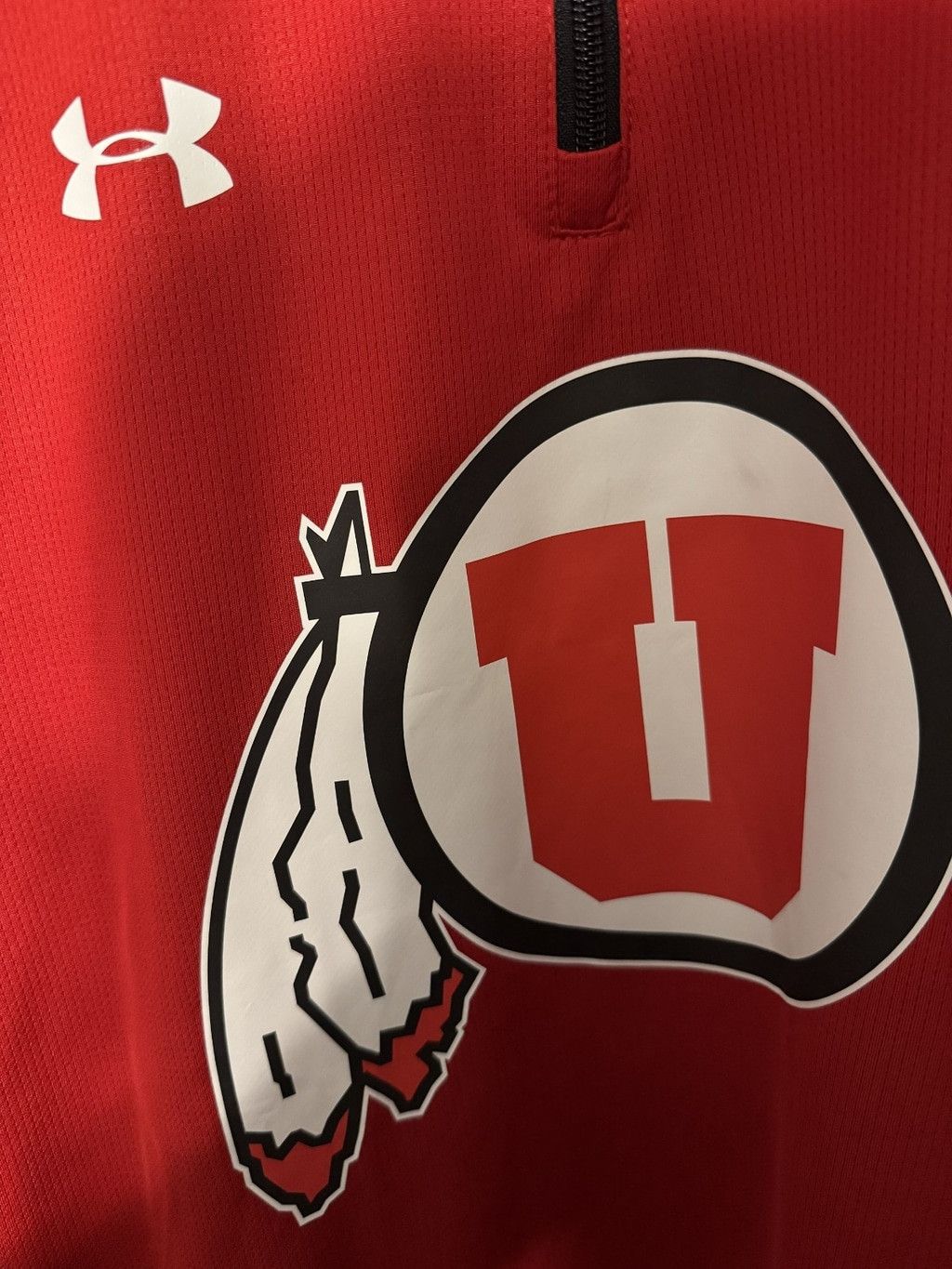 Under Armour University of Utah Utes Under Armour 1/4 Zip Men's L Player Size US L / EU 52-54 / 3 - 3 Thumbnail