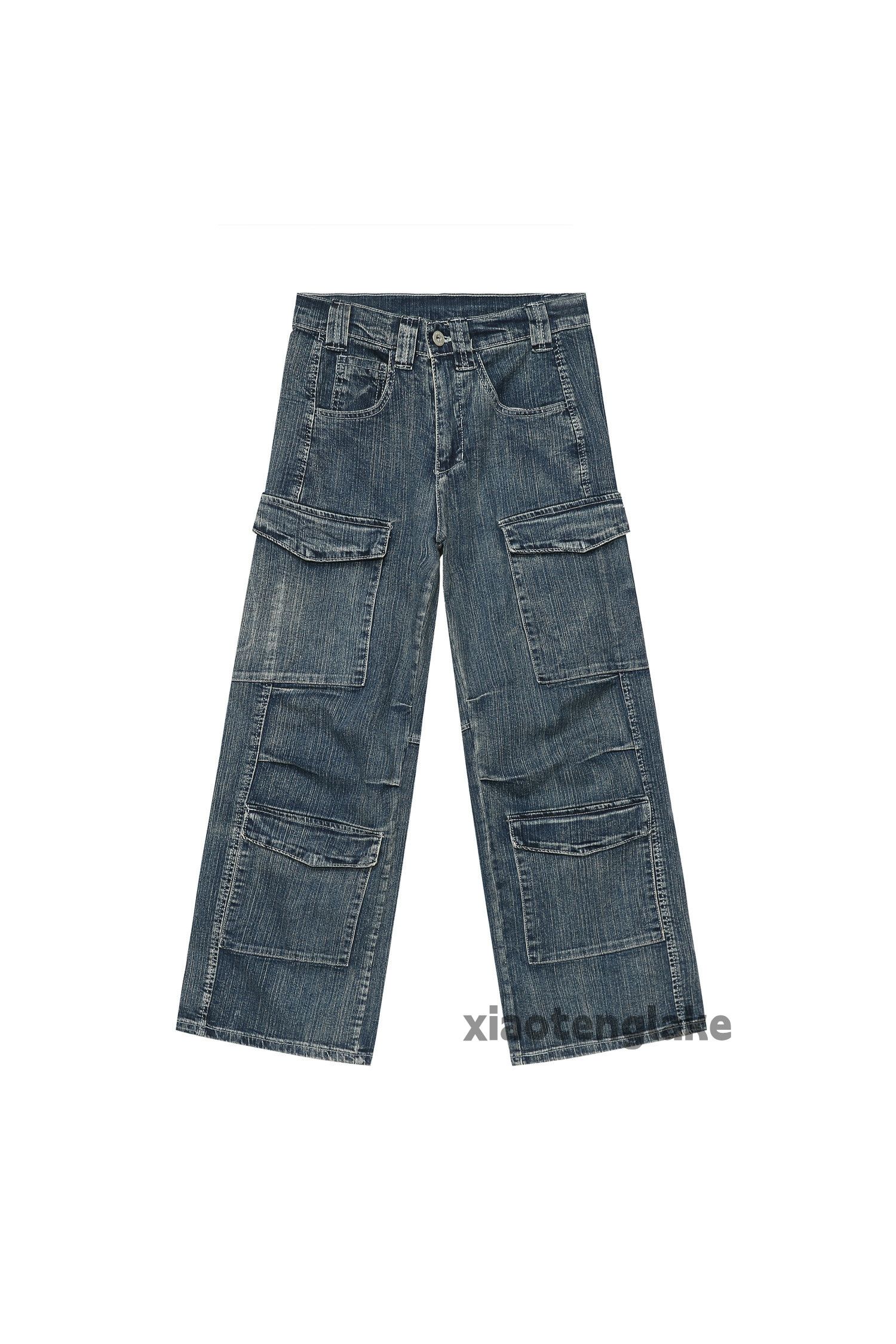 Jean × Vintage washed faded loose baggy skate outdoor cargo jeans Size US 32 / EU 48 - 5 Thumbnail