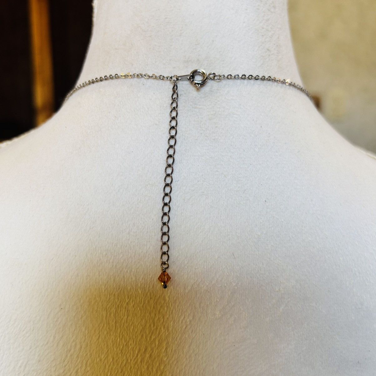 Handmade Handcrafted elegant genuine stone pendant on chain necklace Size ONE SIZE - 5 Thumbnail