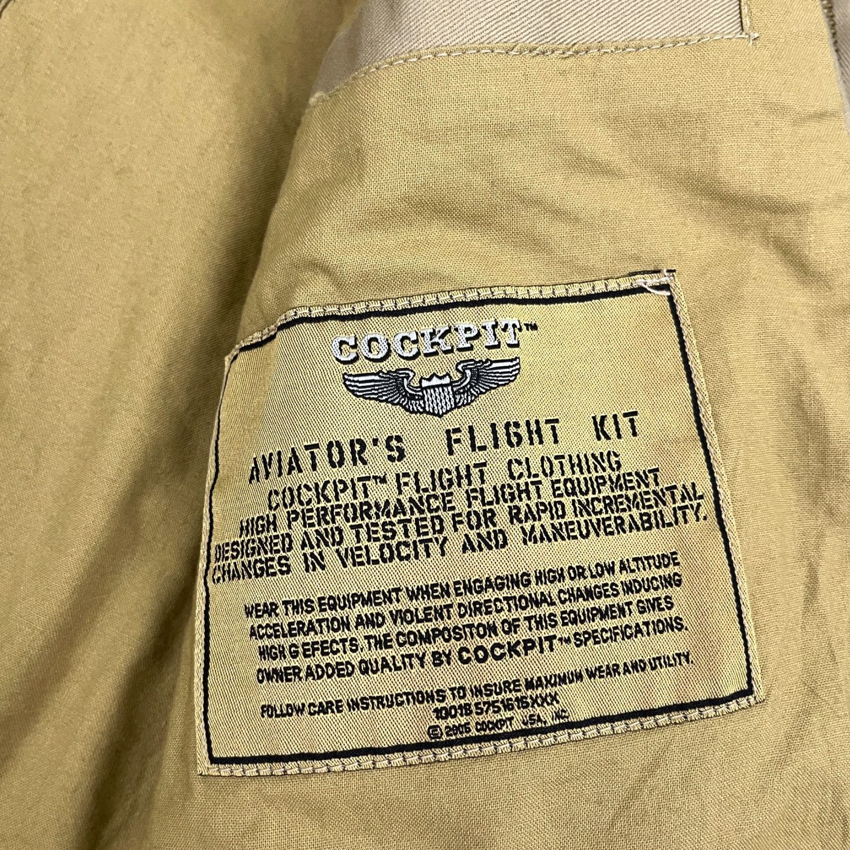 Vintage VINTAGE Cockpit USA Jacket Mens L Brown Bomber Flight Aviator Air Force Leather 90s Size US L / EU 52-54 / 3 - 6 Thumbnail