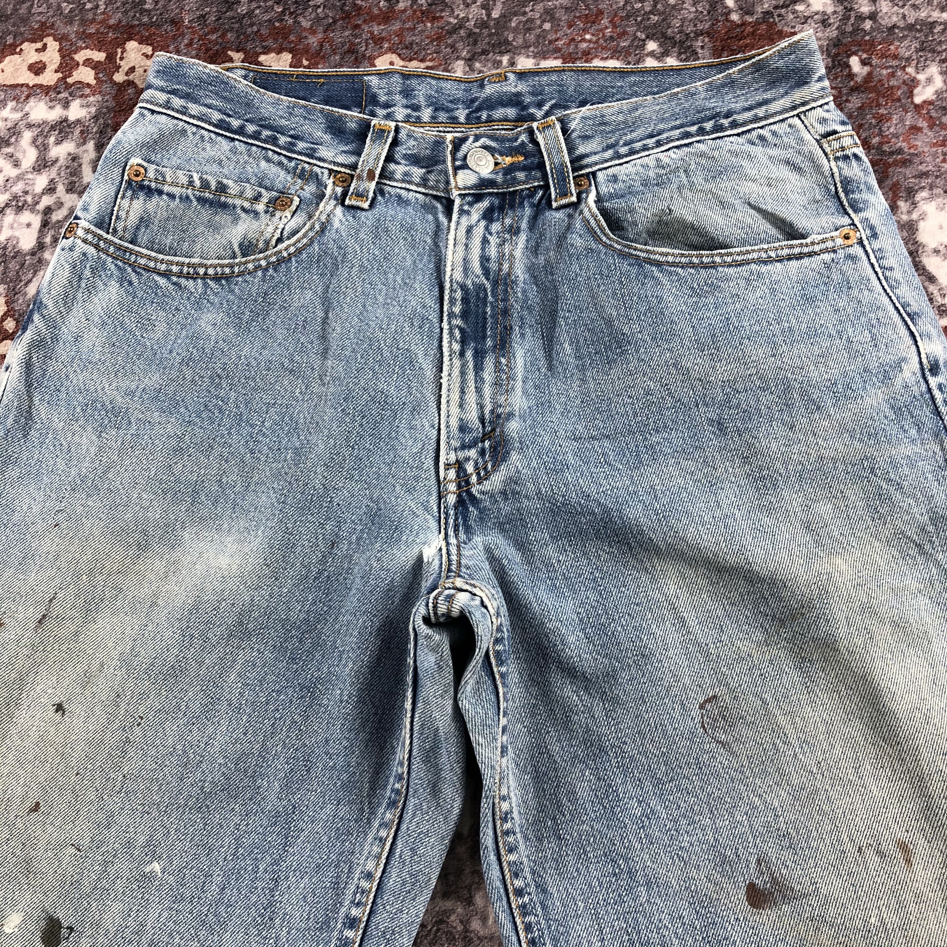 Levi's × Vintage Vintage 90s Light Wash Levis 550 Jeans-JM2413 Size US 33 - 3 Thumbnail