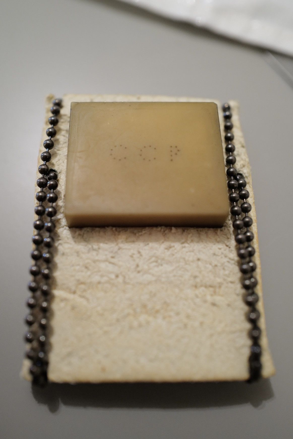 Carol Christian Poell CCP Silver Chain Rubber Block Necklace MM2544-IN Size ONE SIZE - 9 Thumbnail