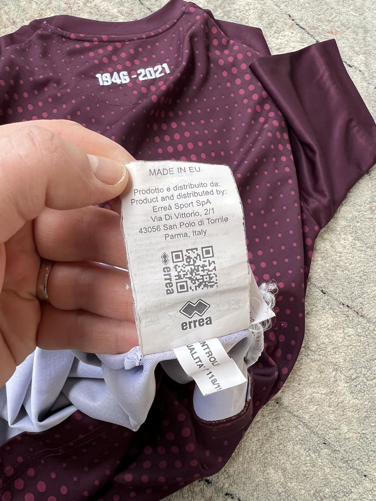 Errea Errea FK SARAJEVO Jersey Size US L / EU 52-54 / 3 - 11 Thumbnail