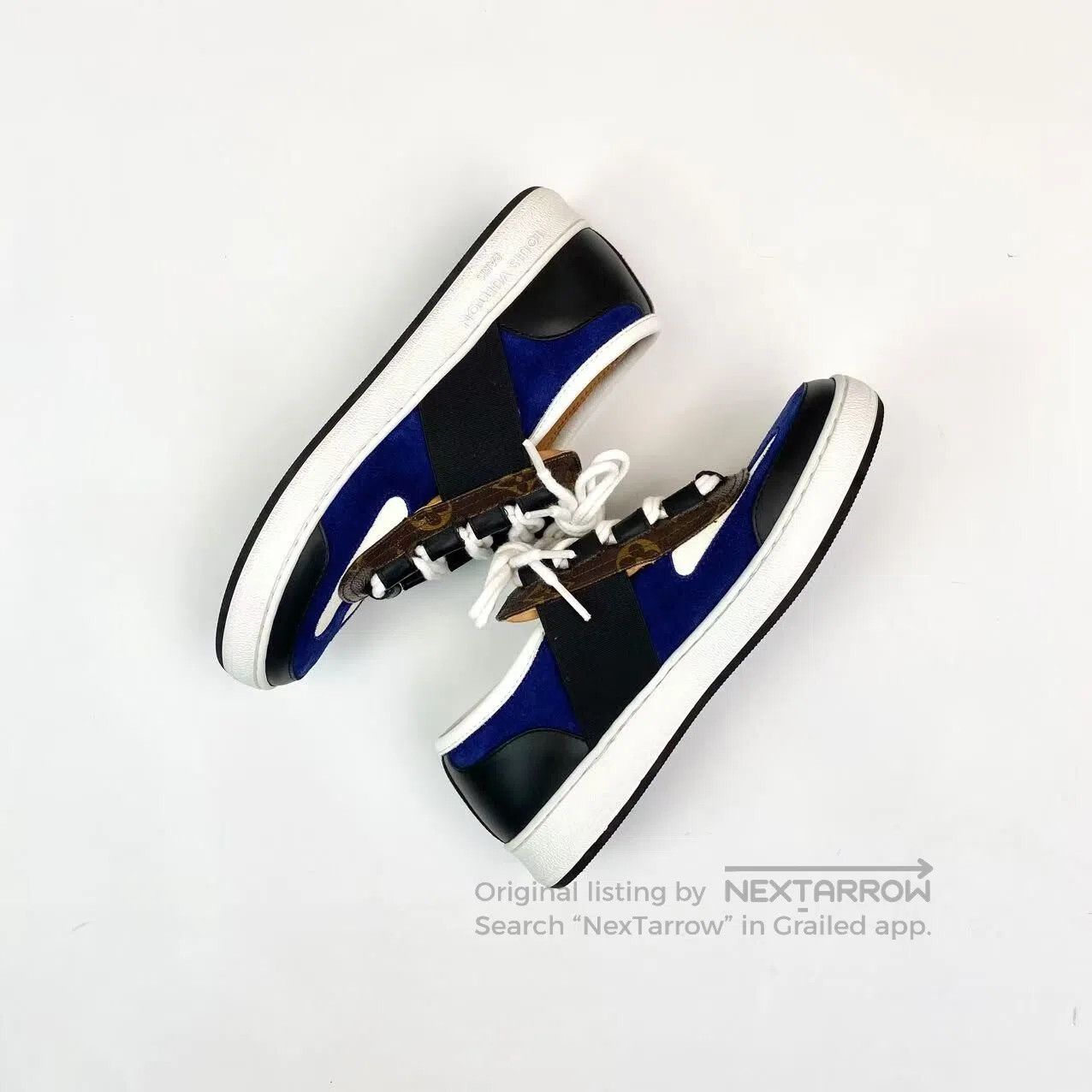 Louis Vuitton Louis Vuitton Presbyopia spliced low-top board shoes| Size US 6 / IT 36 - 4 Thumbnail