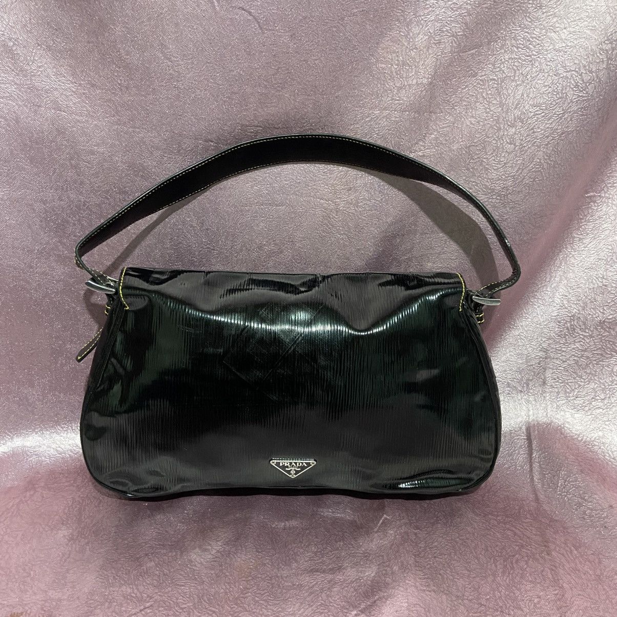Prada Prada black patent leather shoulder bag Size ONE SIZE - 3 Thumbnail