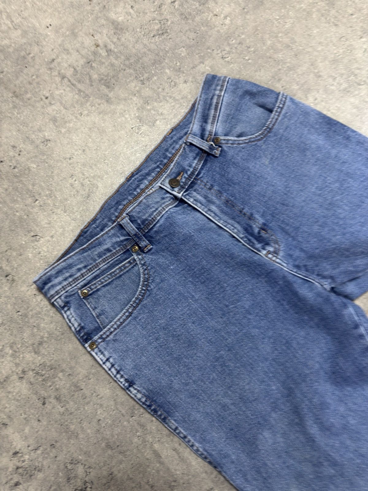 Vintage × Wrangler 🚨SICK Vintage Washed Black Wrangler Jeans Denim Size US 32 / EU 48 - 3 Thumbnail