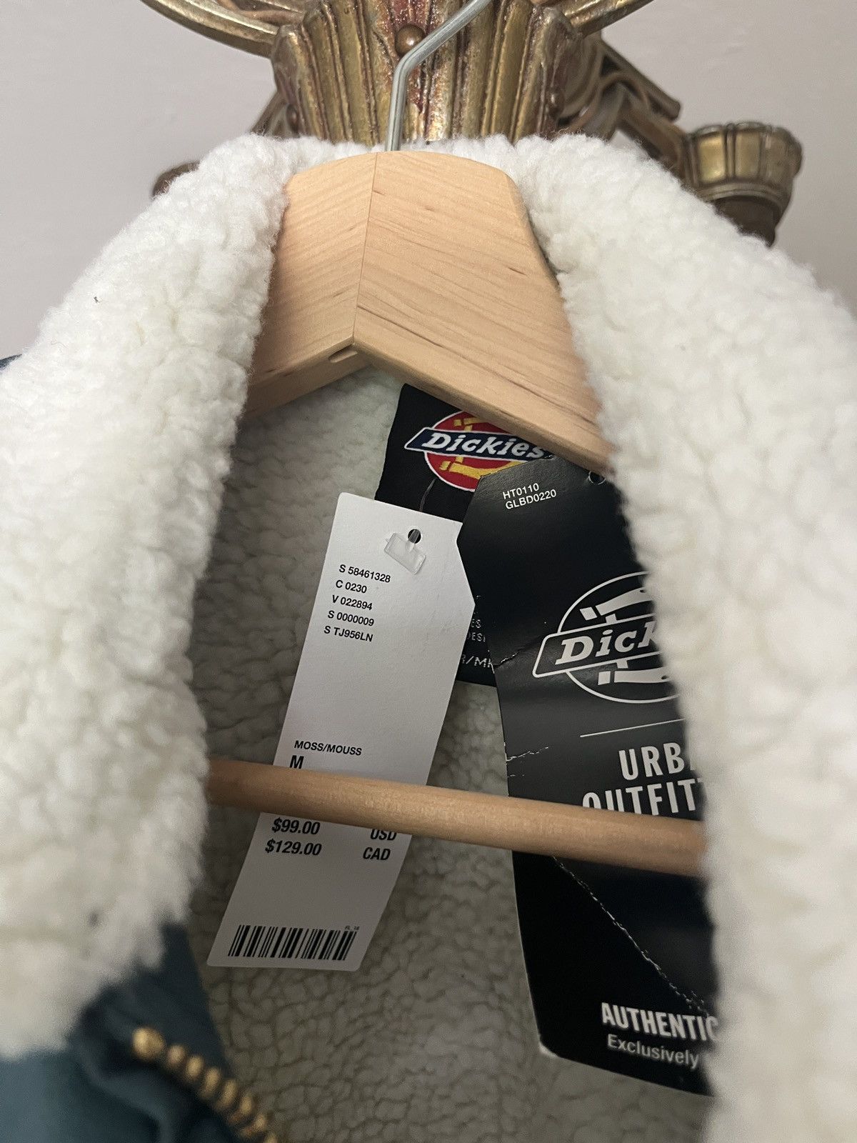 Dickies Dickies Teal Sherpa Jacket (M) Size US M / EU 48-50 / 2 - 3 Thumbnail
