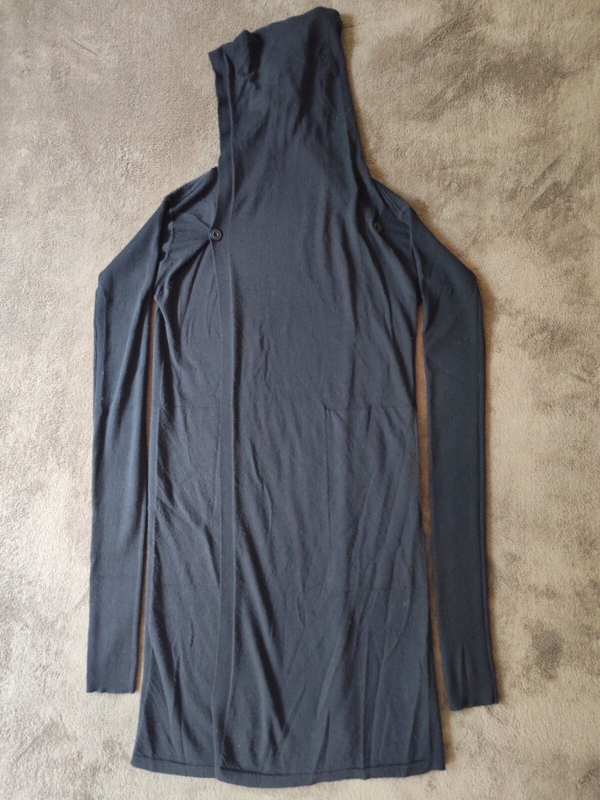Rick Owens SS13 "Island" Fine Merino Hooded Sweater Size US S / EU 44-46 / 1 - 2 Thumbnail