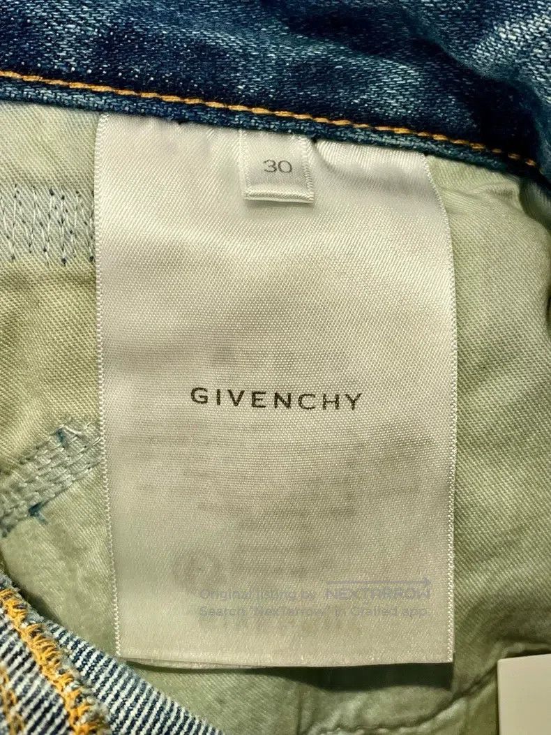 Givenchy Givenchy Blue Hole Zipper Casual Denim Pants Size US 30 / EU 46 - 5 Thumbnail