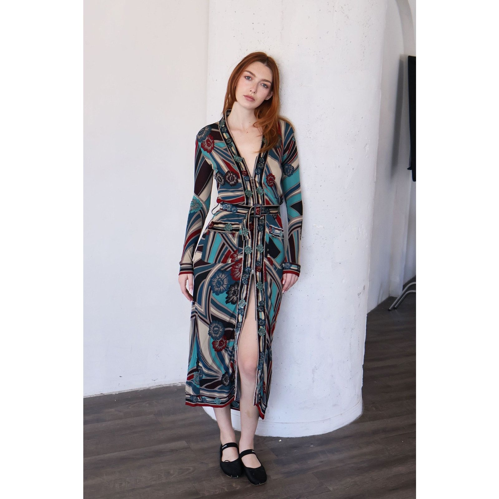 Jean Paul Gaultier Vintage Jean Paul Gaultier 1990s Floral Print Maxi Size XS / US 0-2 / IT 36-38 - 1 Thumbnail