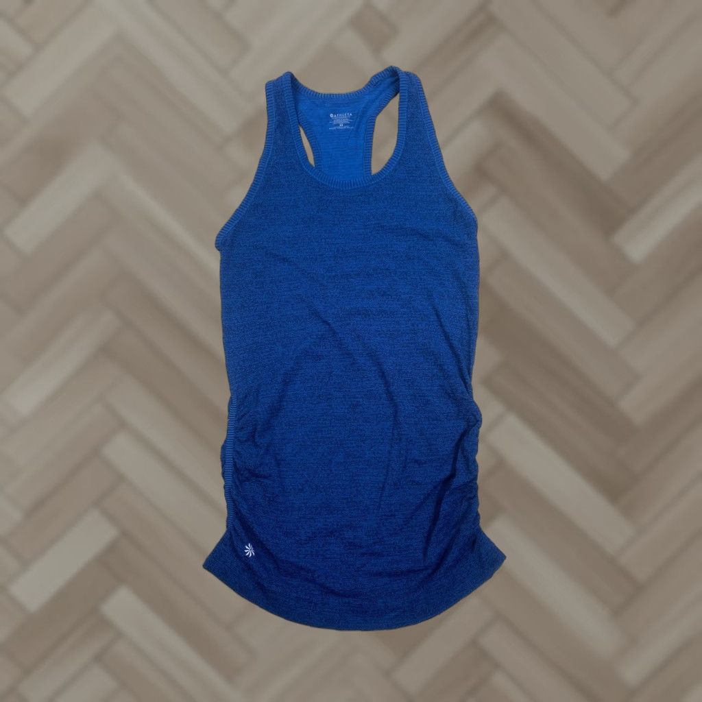 Athleta Athleta Racerback Top Womens XS Casual Activewear Gym Training Rouching #8360 Size XS / US 0-2 / IT 36-38 - 1 Thumbnail