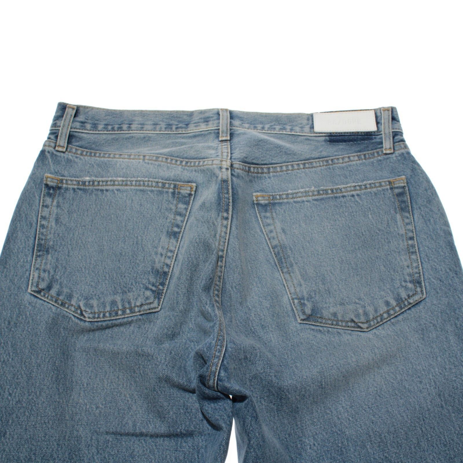 RE/DONE Re/Done 90s Comfy Denim Jeans Size 29 Sunfaded Destroy Blue Size 28" / US 6 / IT 42 - 4 Thumbnail