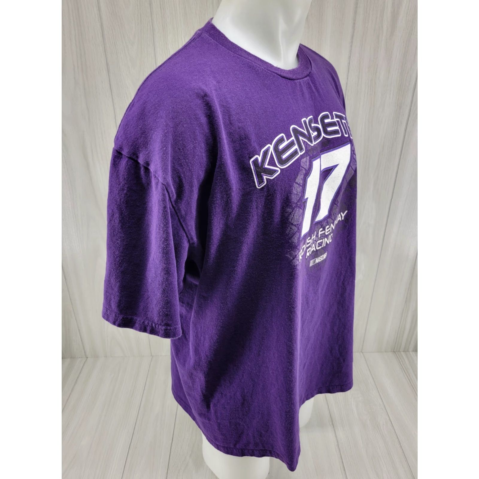 NASCAR NASCAR Matt Kenseth T Shirt Mens 2XL Purple Roush Fenway Racing Size US XXL / EU 58 / 5 - 6 Thumbnail