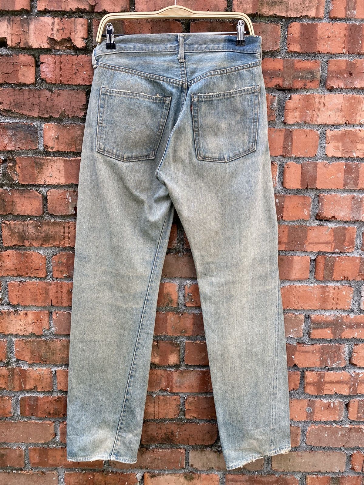 Levi's Vintage Clothing × Vintage W31x32.5 Levi's 501 redline big E denime distressed Size US 31 - 2 Thumbnail