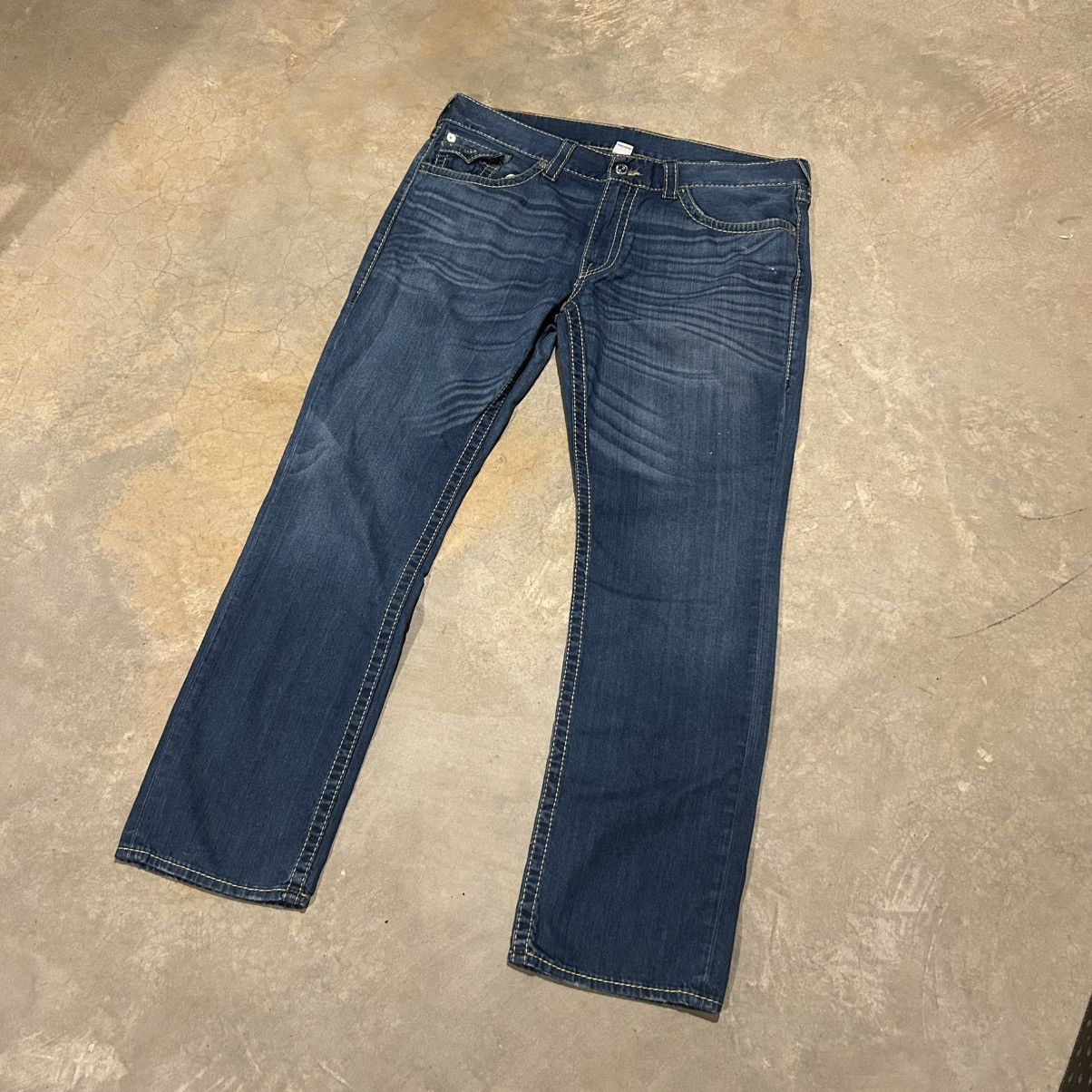True Religion Vintage Y2K True Religion Logo Flap Pocket Baggy Jeans Cyber Size US 40 / EU 56 - 5 Thumbnail