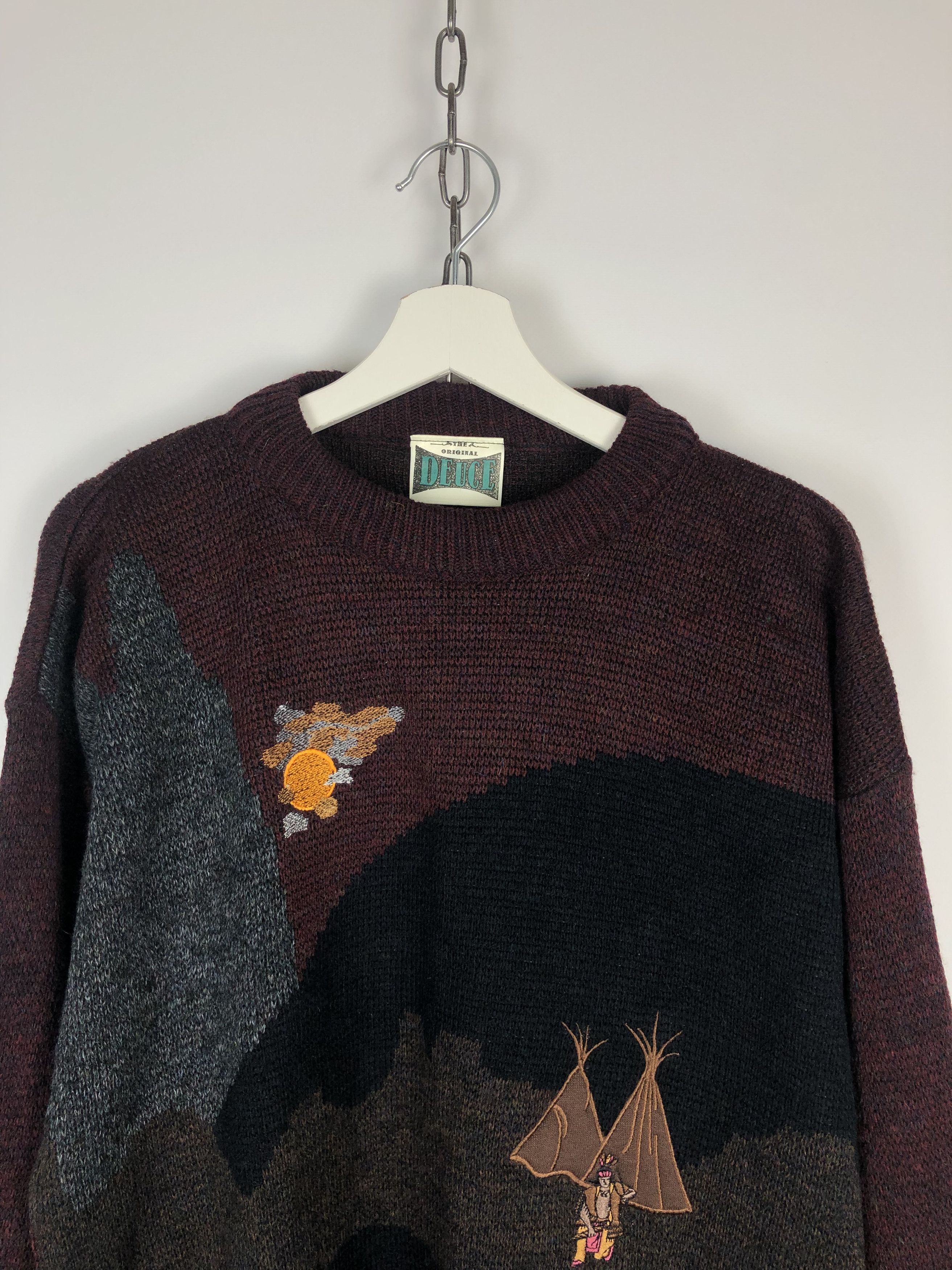 Deuce Vintage Deuce Knit Sweater Crewneck Indian size L Size US L / EU 52-54 / 3 - 2 Thumbnail