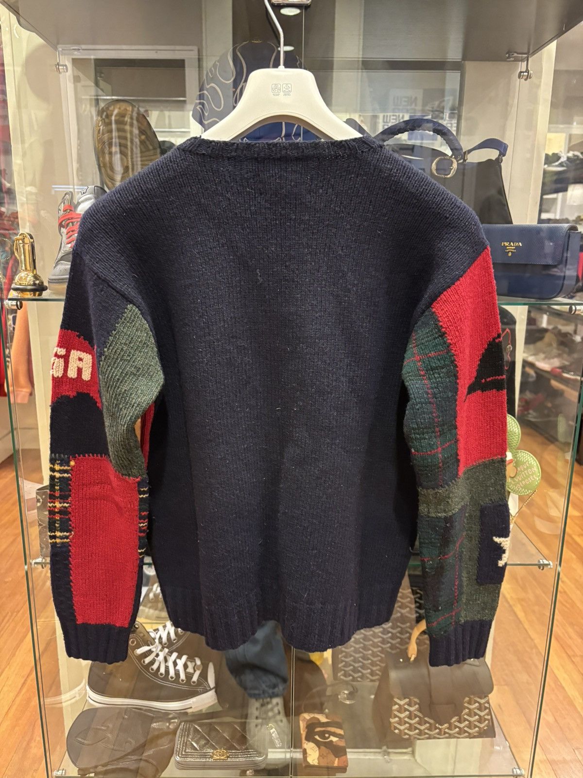Polo Ralph Lauren Polo Ralph Lauren Patchwork Knit Sweater Size US L / EU 52-54 / 3 - 2 Thumbnail