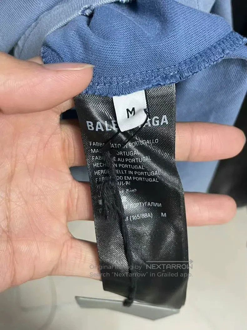 Balenciaga Balenciaga Masking Tape Short Sleeve Size US M / EU 48-50 / 2 - 4 Thumbnail