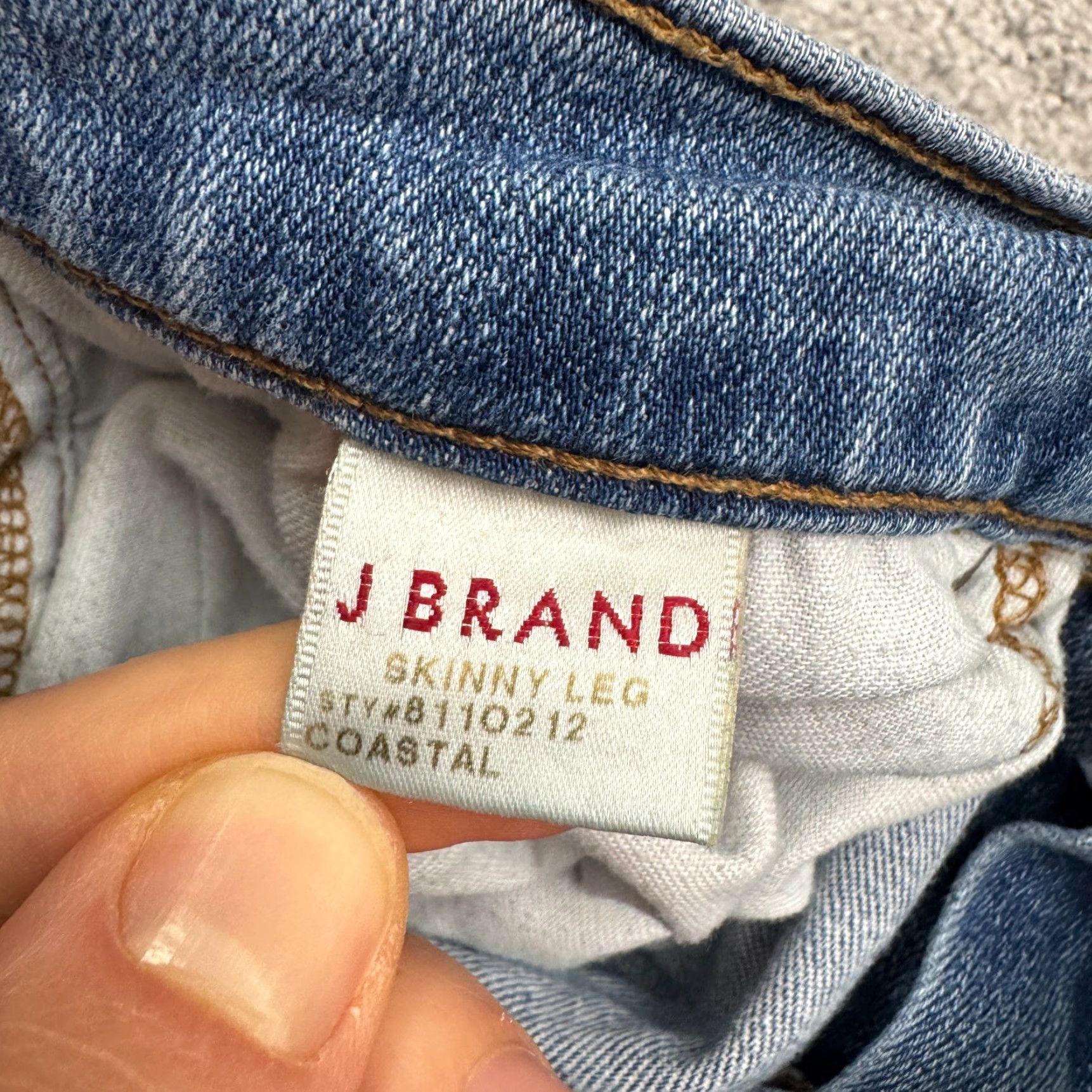 J Brand J Brand Jeans Skinny Leg Coastal Denim Jeans Blue Mid Rise 28 Women's 29 Inseam 26 Waist Stretch City Streetwear Modern Size 28" / US 6 / IT 42 - 5 Thumbnail