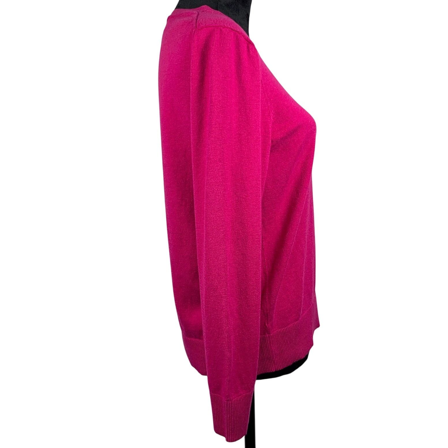 Banana Republic Banana Republic Forever Sweater Women's Large Red Soft Cozy Size L / US 10 / IT 46 - 6 Thumbnail