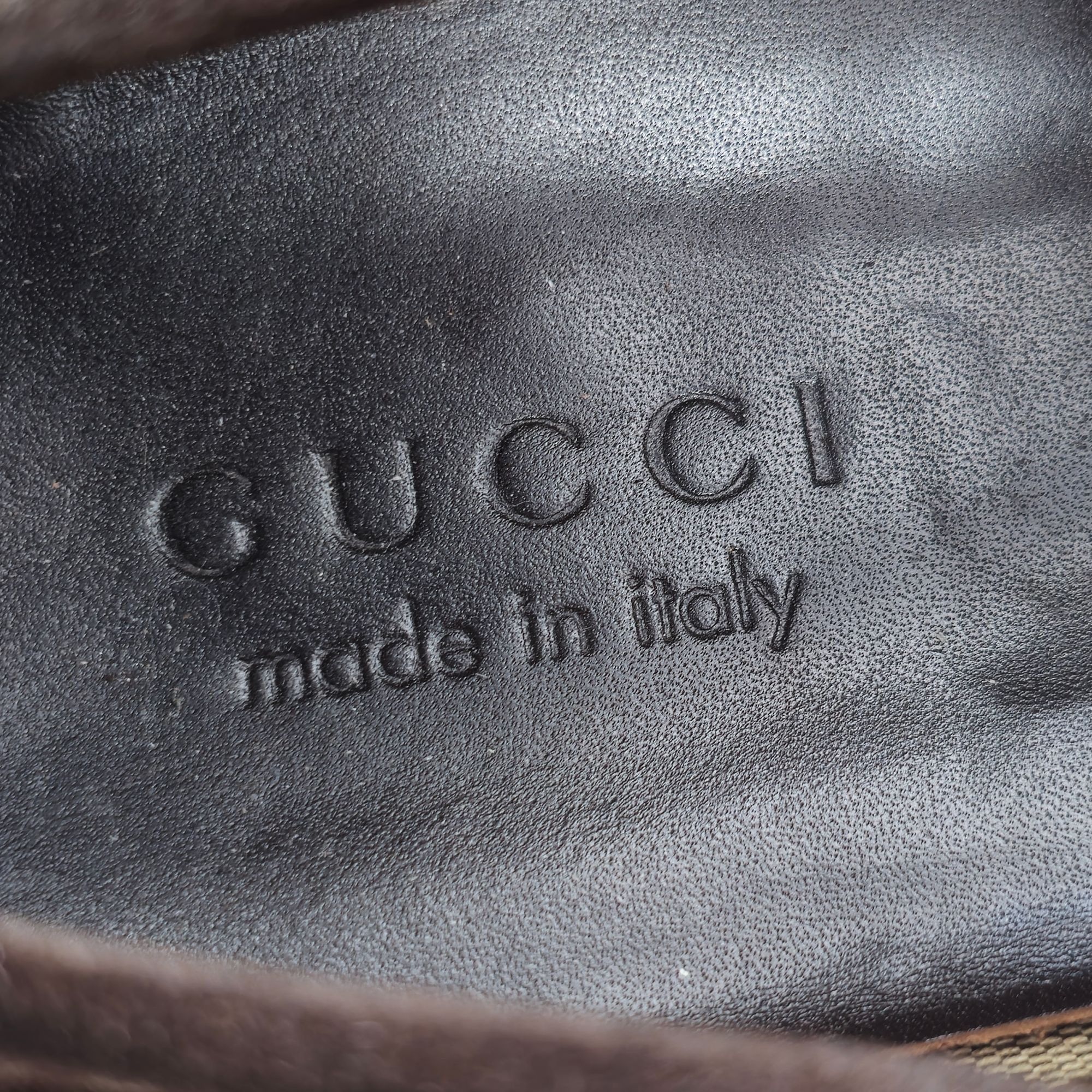 Gucci Gucci Italy Brown Suede Leather Driving Loafers Mens 8 Shoe Size US 8 / EU 41 - 10 Thumbnail