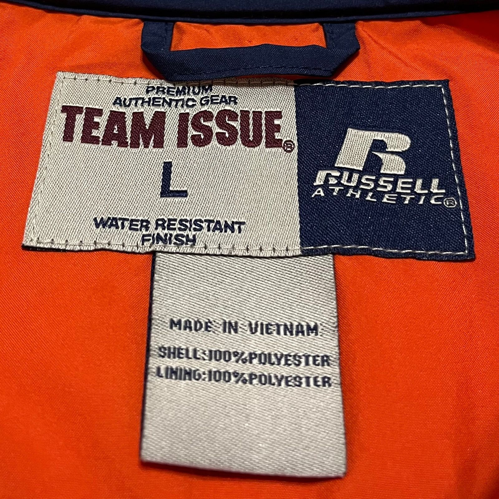 Russell Athletic Russell Athletics Auburn Tigers Orange Windbreaker Jacket L Size US L / EU 52-54 / 3 - 3 Thumbnail
