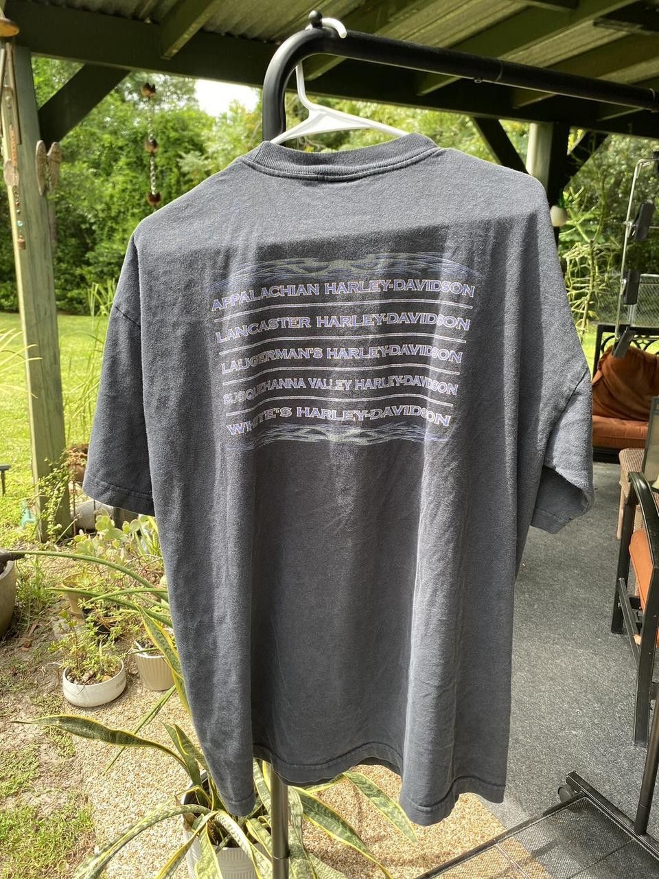 Harley Davidson Vintage 2003 Black Harley Davidson York Graphic Tee XL Size US XL / EU 56 / 4 - 4 Thumbnail