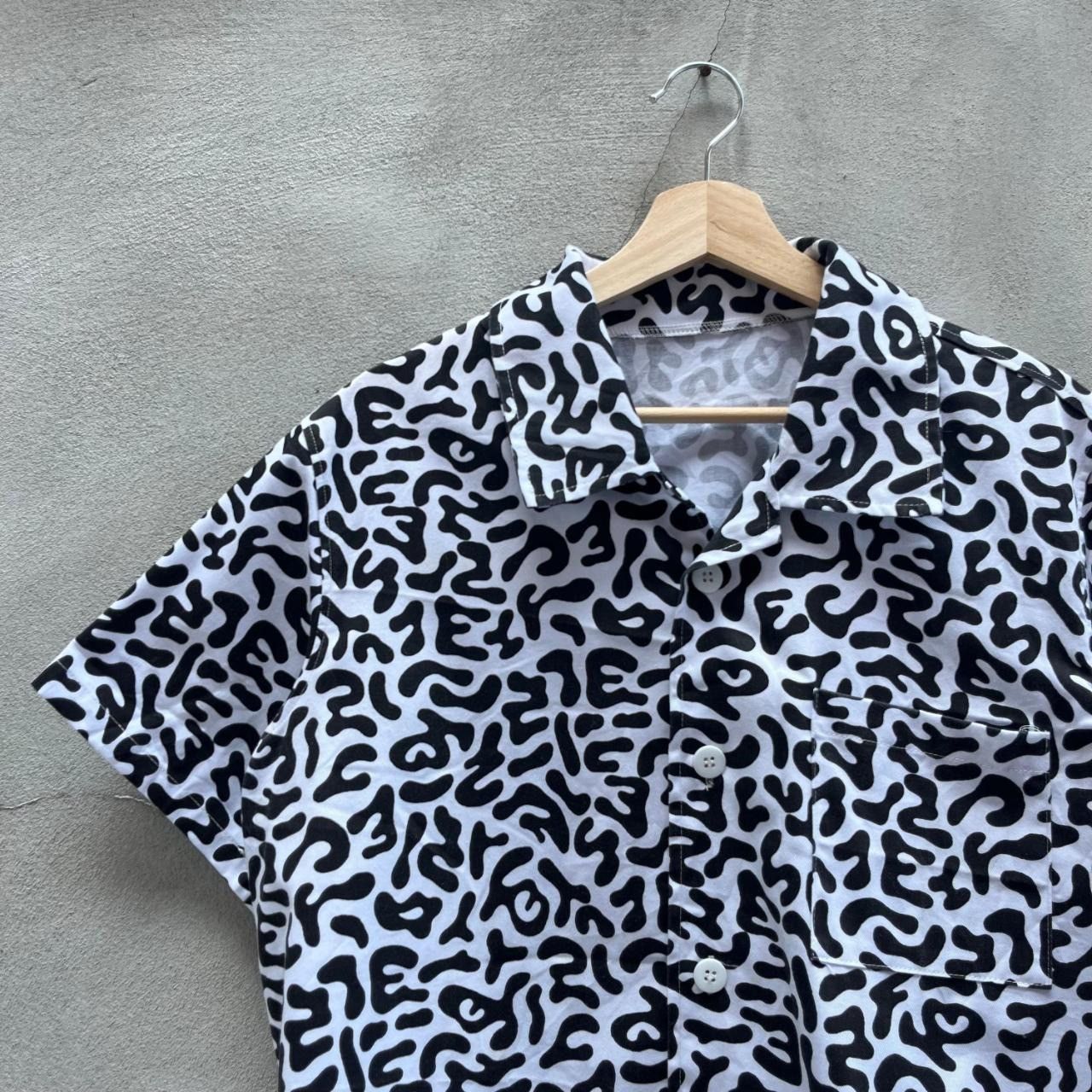 Vintage 80’s Korean Military School Camo Short Sleeve Button Down Size US M / EU 48-50 / 2 - 2 Thumbnail