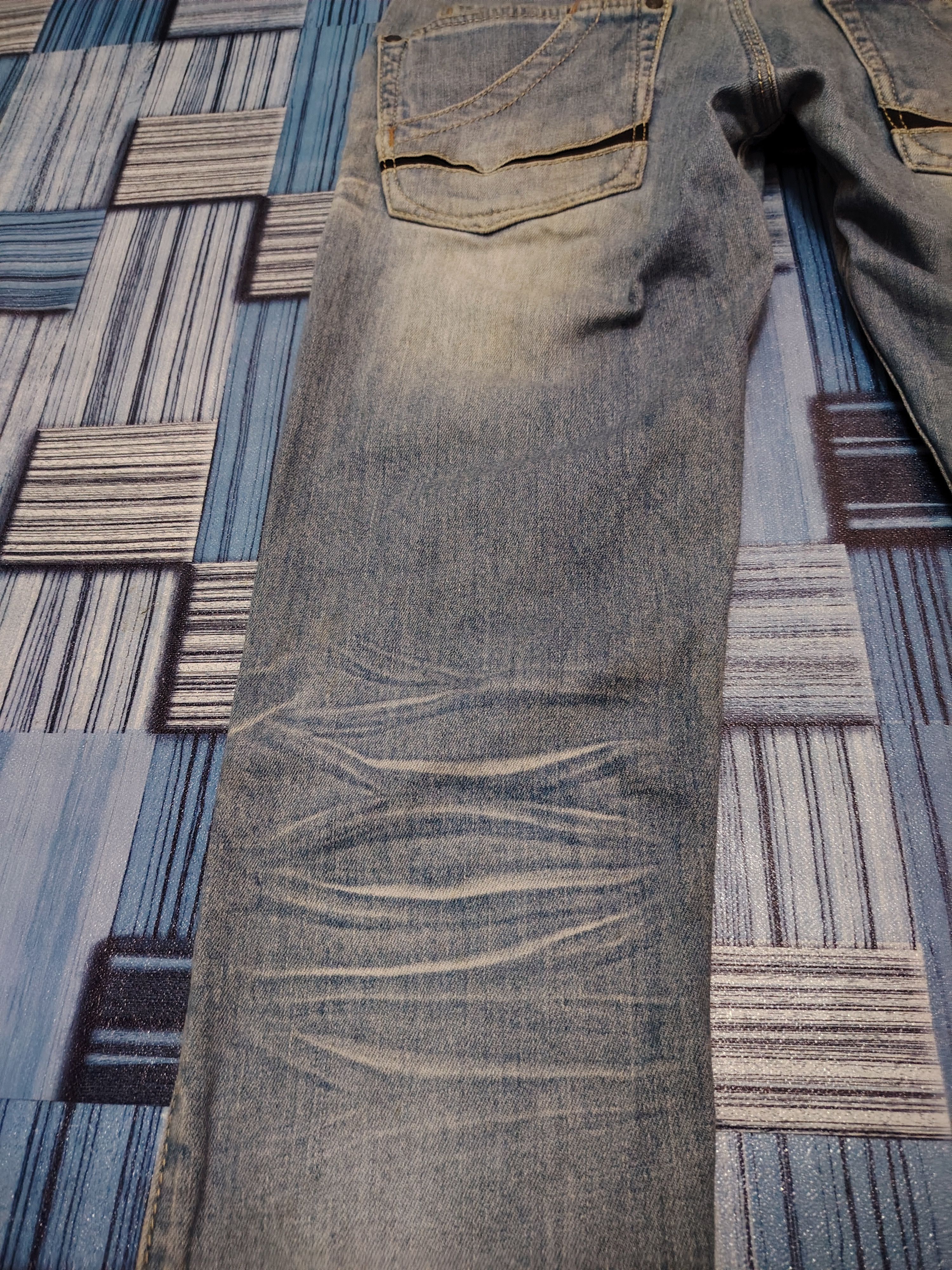 If Six Was Nine Japanese Nicole Club for men Distressed denim Flared Jeans Size US 30 / EU 46 - 19 Thumbnail