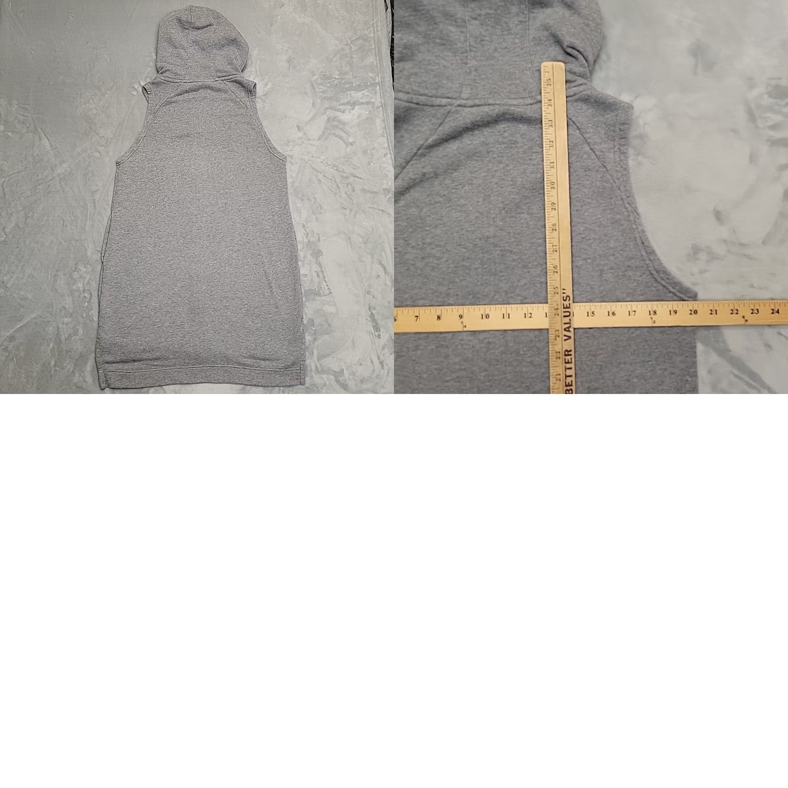 Nike Nike Sweatshirt Vest Dress Womens Large Gray Athleisure Stretch Performance Size L / US 10 / IT 46 - 8 Thumbnail