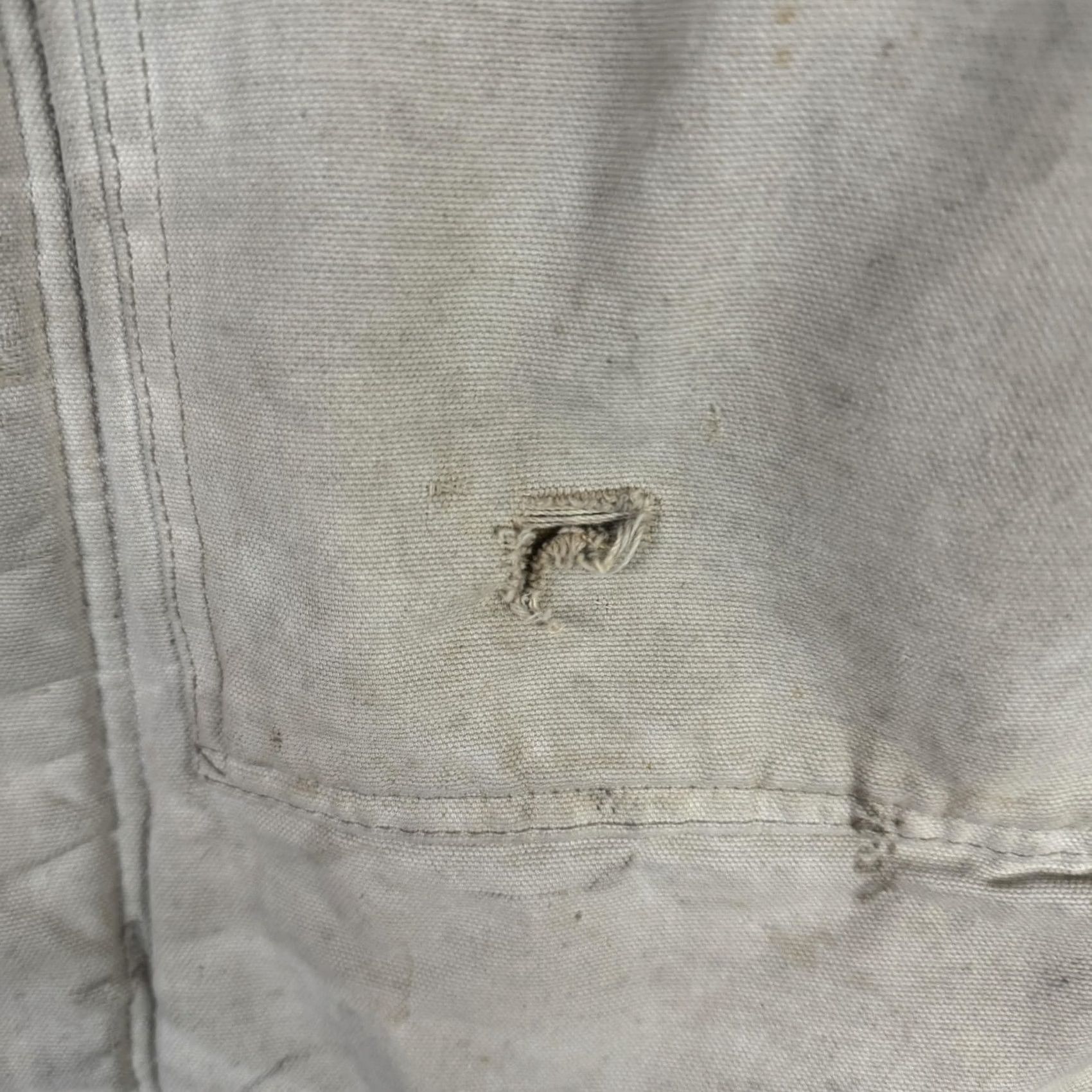 Carhartt VINTAGE Carhartt Coat Mens L Beige Canvas Work Duck Insulated Jacket Workwear Size US L / EU 52-54 / 3 - 4 Thumbnail