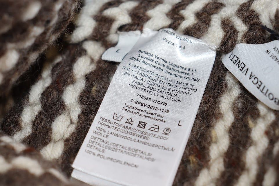 Bottega Veneta o1rshd1 Size: L /Dup / Beanie Cap / Hat HW Zig Zag Wool Size ONE SIZE - 10 Thumbnail