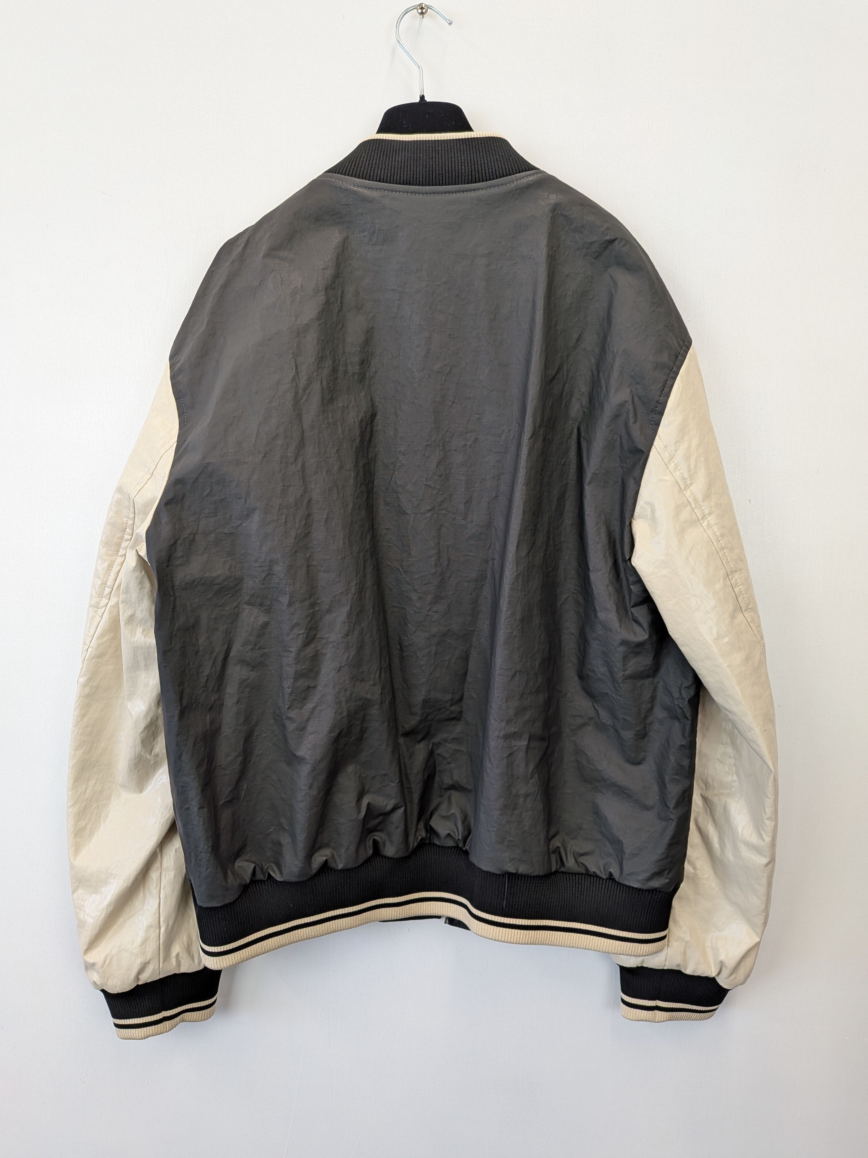 Dries Van Noten Dries Van Noten Volker Bomber Jacket Black Cream Large Size US L / EU 52-54 / 3 - 8 Thumbnail