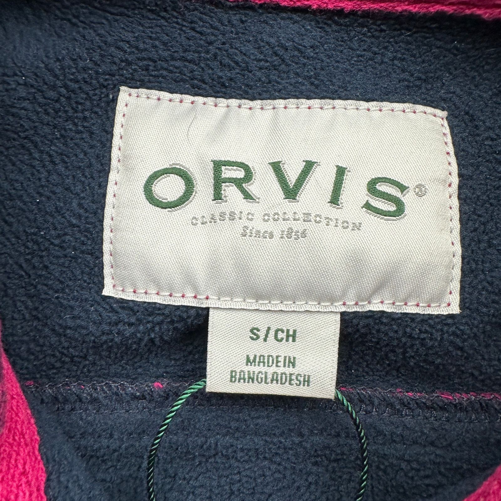Orvis Orvis Nova Flannel Shirt Jacket Shacket Womens S Pink Plaid Size S / US 4 / IT 40 - 3 Thumbnail