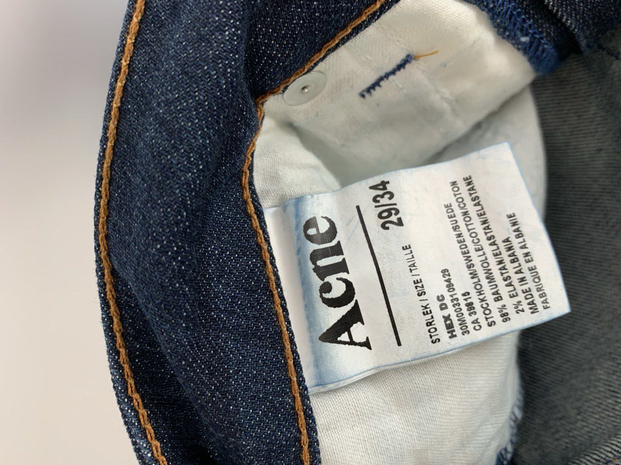 Acne Studios Acne vintage jeans dark blue 29 Size US 29 - 10 Thumbnail