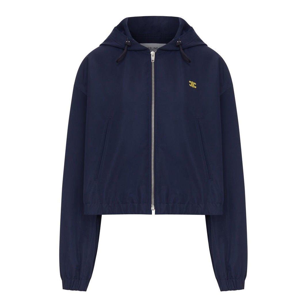 Celine CELINE $2450 Blue Windbreaker Jacket New & Authentic (Women' Size M / US 6-8 / IT 42-44 - 1 Thumbnail