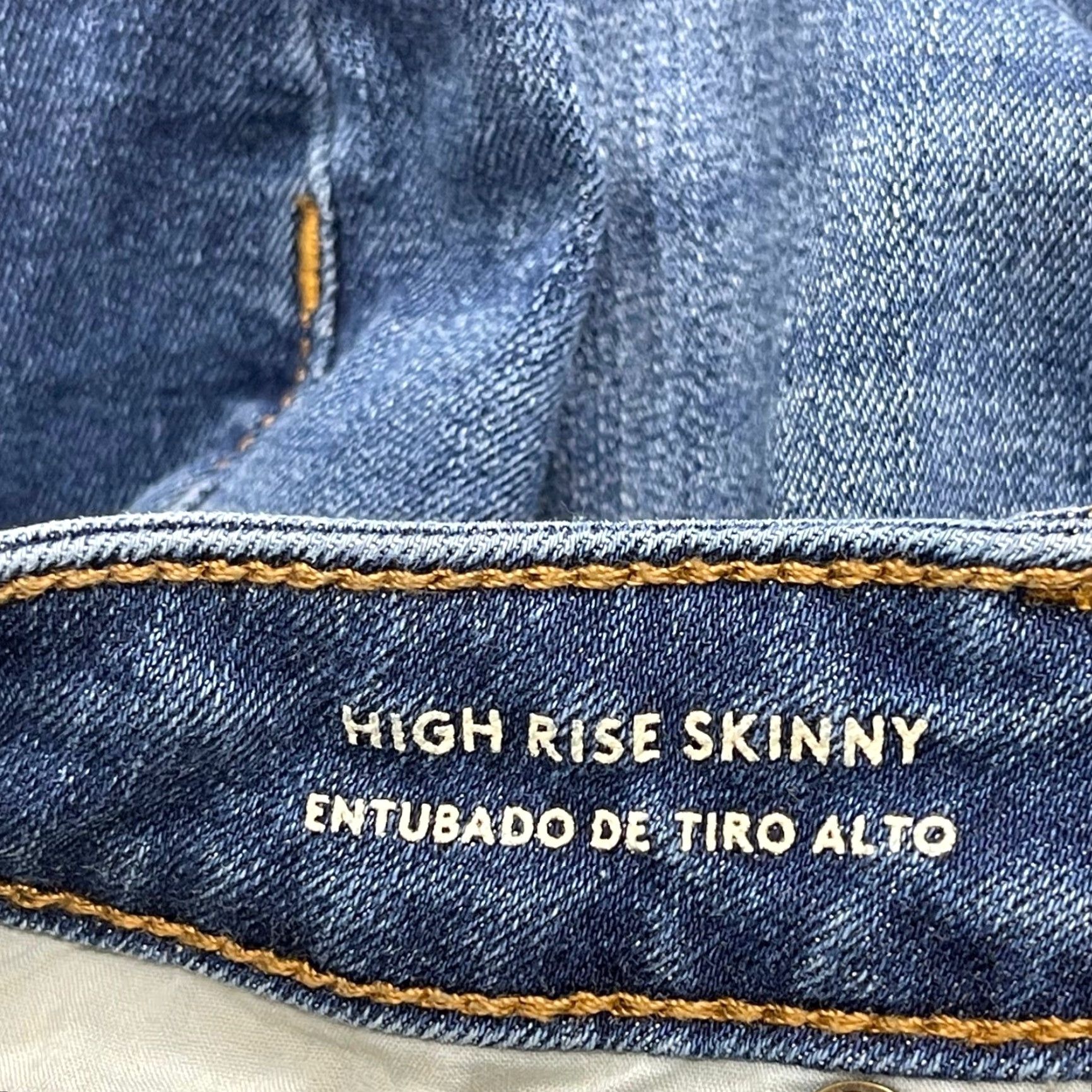 Vintage Universal Thread Jeans Womens Size 6 Denim High Rise Skinny 5-Pocket Pocketed Blue Dark Rise High Streetwear Grunge Minimalist Capsule Vintage No N/A Size 28" / US 6 / IT 42 - 5 Thumbnail