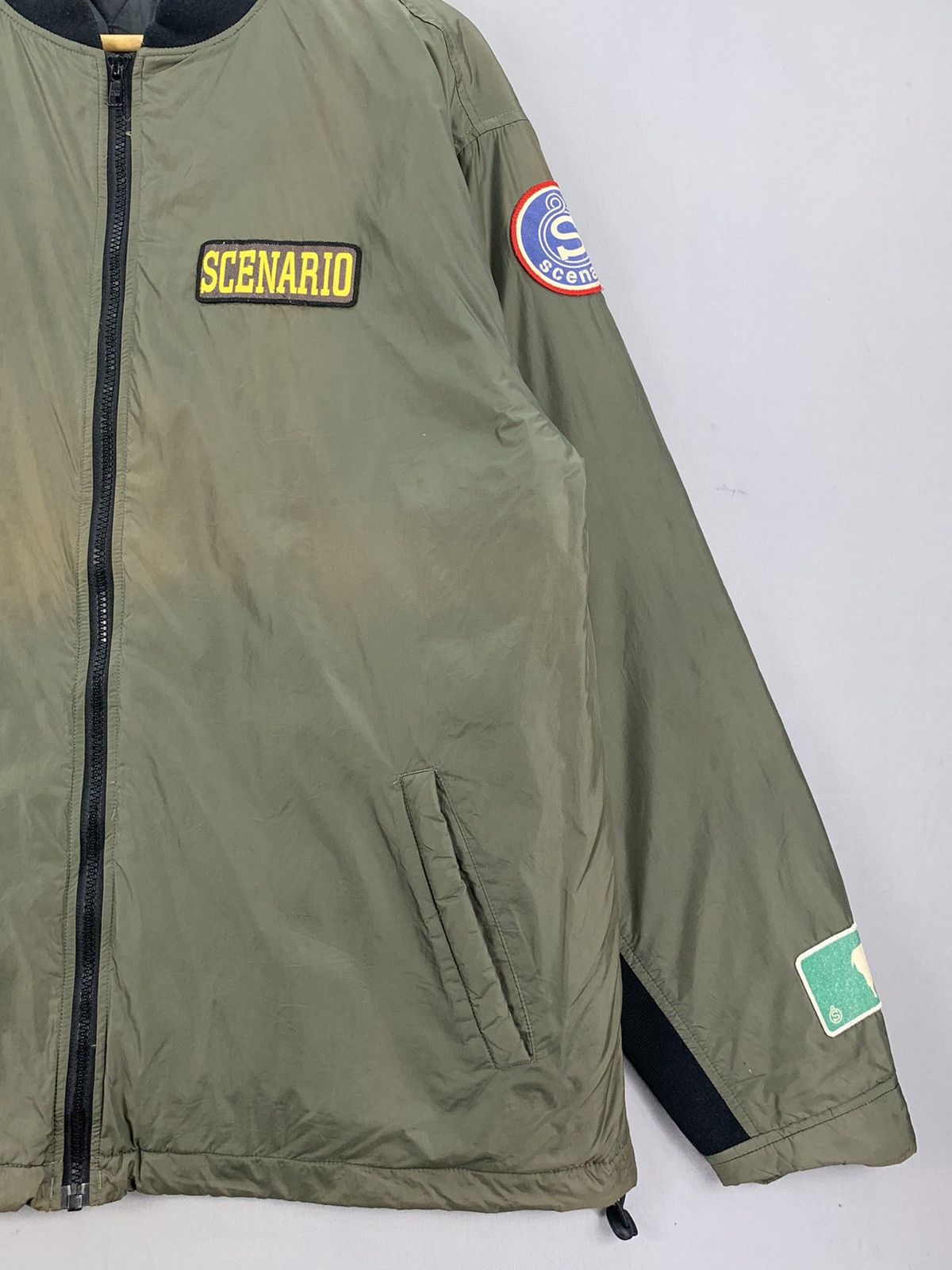 Vintage Vintage 90s Japan Scenario Patches Bomber Flight Jacket Size US XL / EU 56 / 4 - 6 Thumbnail
