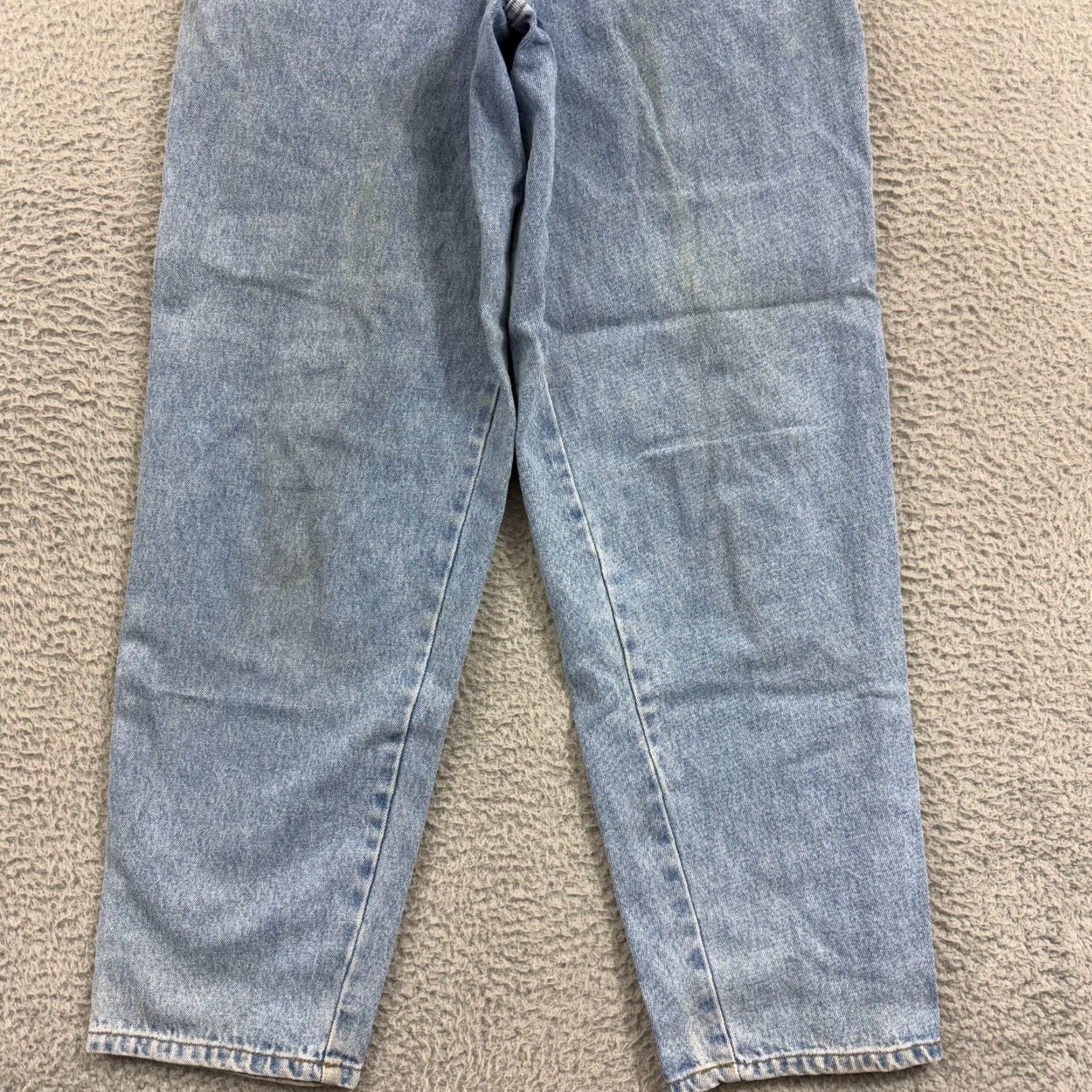 Vintage VINTAGE Zana Di Jeans Womens 9/10 Blue Button Fly 28x30 Baggy 80s Skater Loose Size 30" / US 8 / IT 44 - 3 Thumbnail