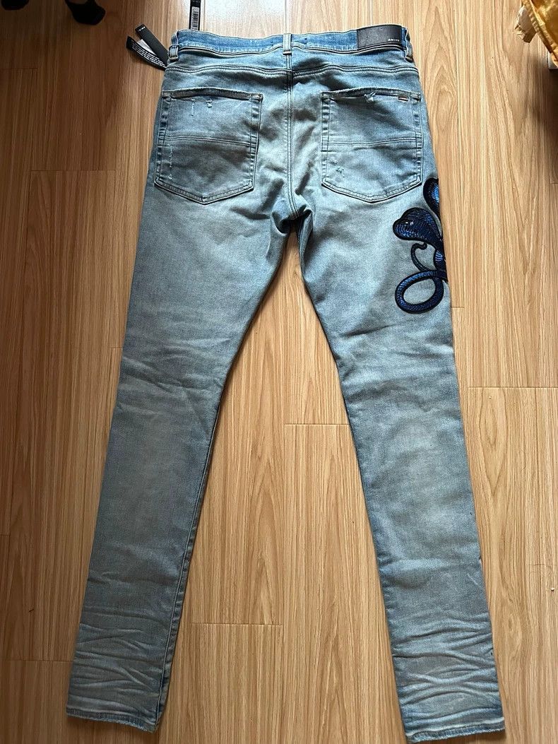 Amiri Amiri Embroidered logo jeans Size US 34 / EU 50 - 2 Thumbnail