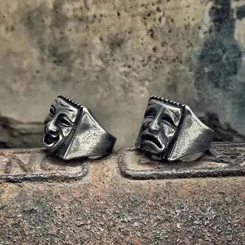 Japanese Brand Mask Ring Size 7 8 9 10 11 Size ONE SIZE - 3 Thumbnail