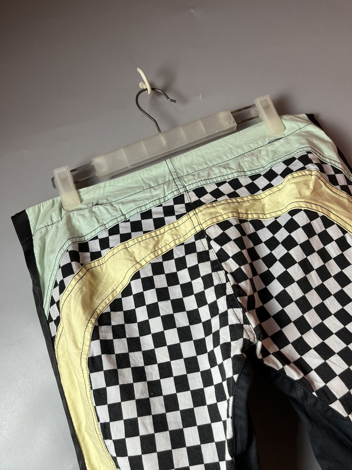 Moschino Moschino resort 2015 archived iconic checkboard biker pants Size 30" / US 8 / IT 44 - 6 Thumbnail